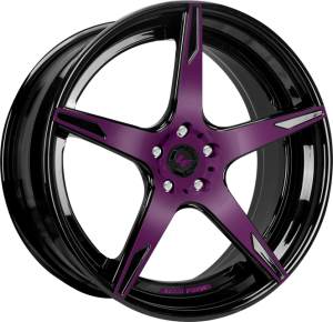 LZ-103 - Optional purple faceblack accents with black lip