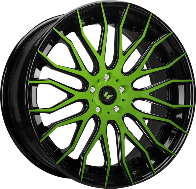 LZ-104 – Custom – black and green finish