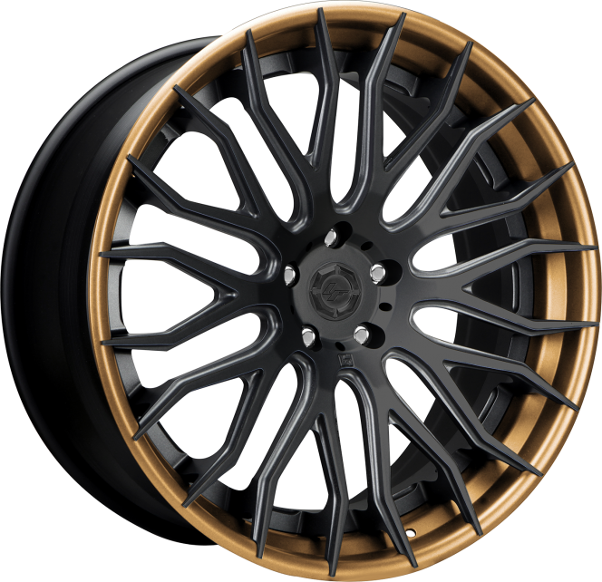 LZ-104 – Custom – tinted gold and black finish