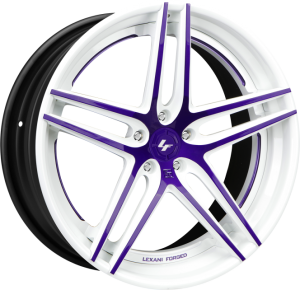 LZ-105 - Custom - purple and white finish