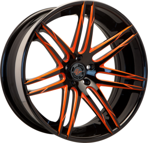 LZ-107 - Custom - orange and black finish