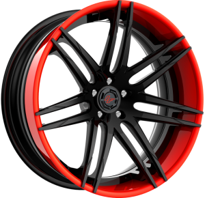 LZ-107 - Custom - red and black finish