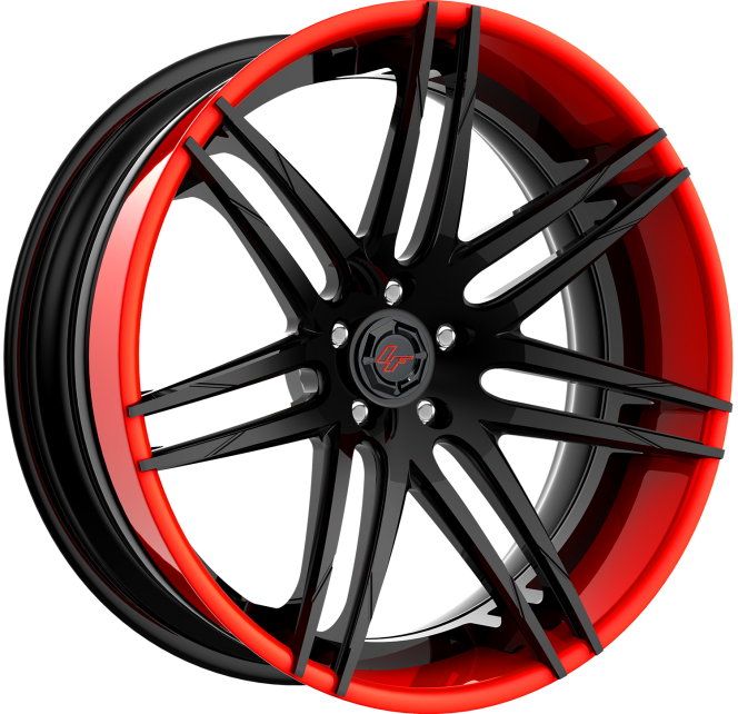 LZ-107 – Custom – red and black finish