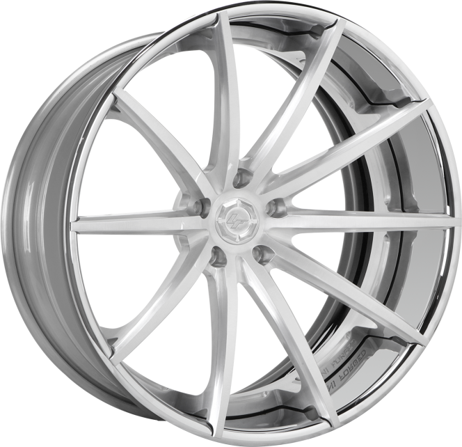 LZ-108 – Brushed Face with Chrome Lip