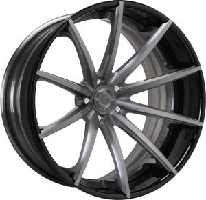 LZ-108 - Custom - Deep tint and black finish