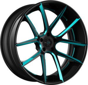 LZ 118 Custom Black and Blue Finish