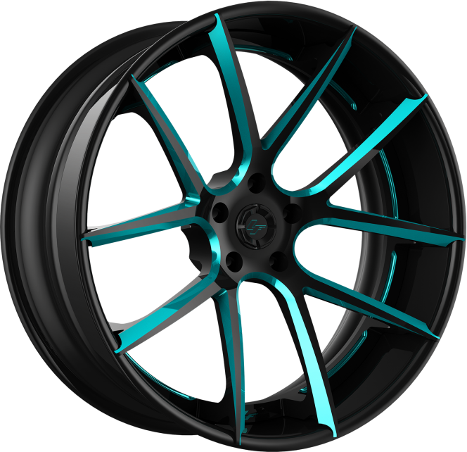 LZ-118 – Custom – Black and Blue Finish