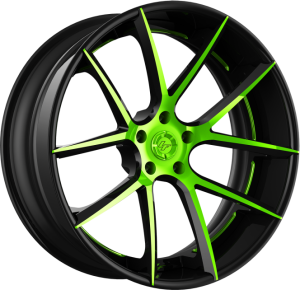 LZ 118 Custom Black and Green Finish