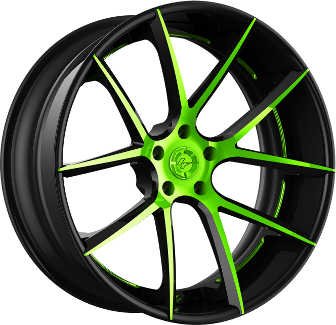 LZ-118 – Custom – Black and Green Finish