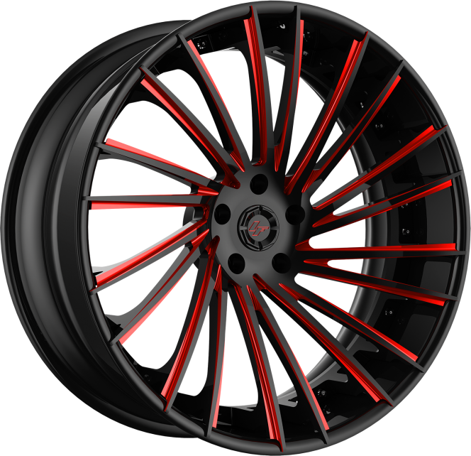 LZ-119 – Custom – Black and Red Finish