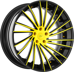 LZ-119 - Custom -  Black and Yellow Finish