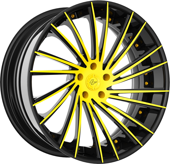 LZ-119 – Custom – Black and Yellow Finish