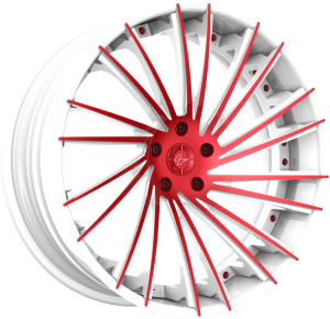 LZ-119 - Custom - White and Red Finish