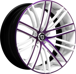 LZ-723 - Custom - purple and white finish