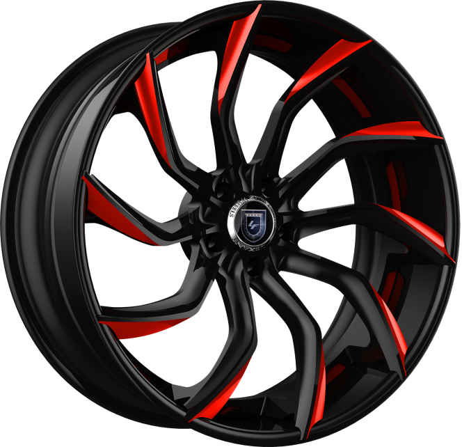 LZ-753 – Custom – Black and Red Finish