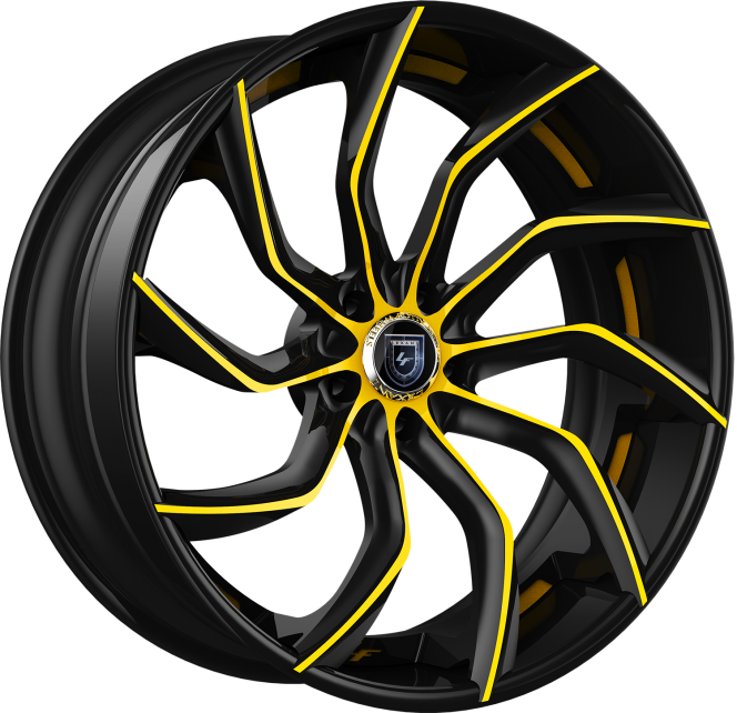 LZ-753 – Custom – Black and Yellow Finish