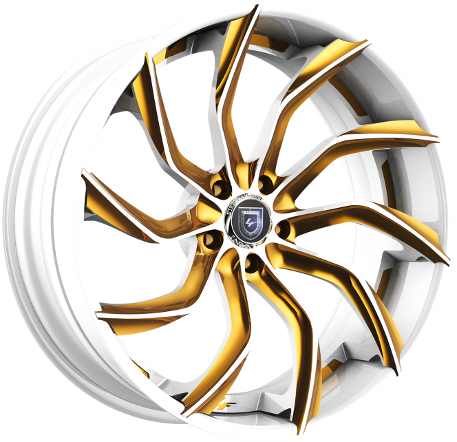 LZ-753 – Custom – White and Gold Finish