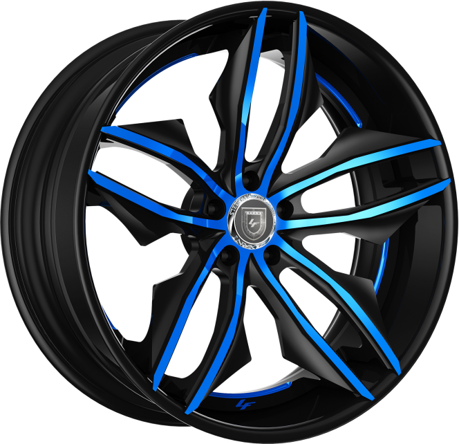 LZ-754 – Custom Black and Blue Finish