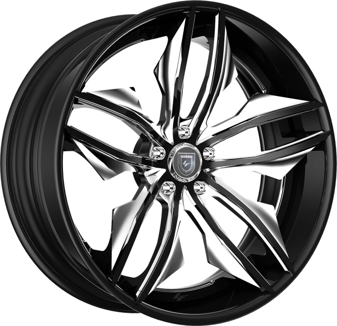 LZ-754 – Custom Black and Chrome Finish