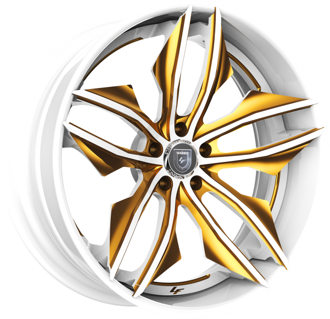 LZ-754 – Custom – White and Gold Finish