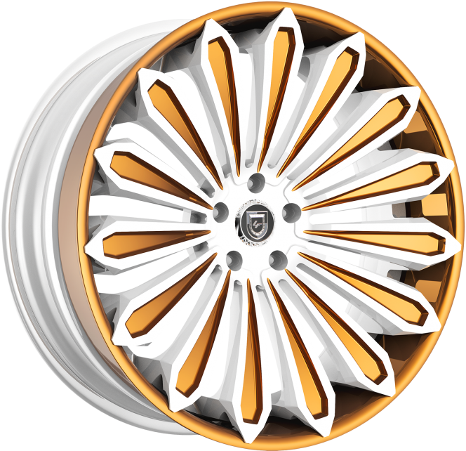 LZ-757 – Custom – White and Gold Finish