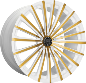 M-722 - Custom - White with Gold Accents