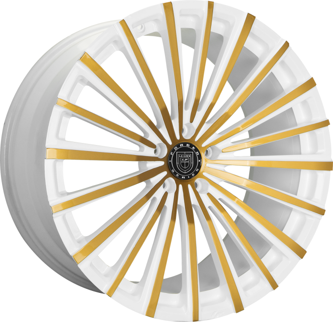 M-722 – Custom – White with Gold Accents