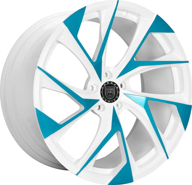 M-759 – Custom – White with Blue Tips