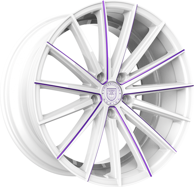 Pegasus – Custom – White and Purple Finish