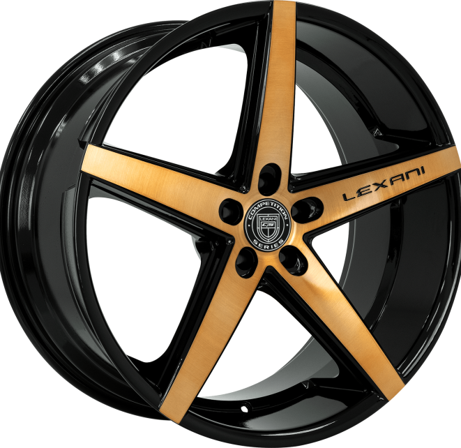 R-Four – Black with brushed bronze