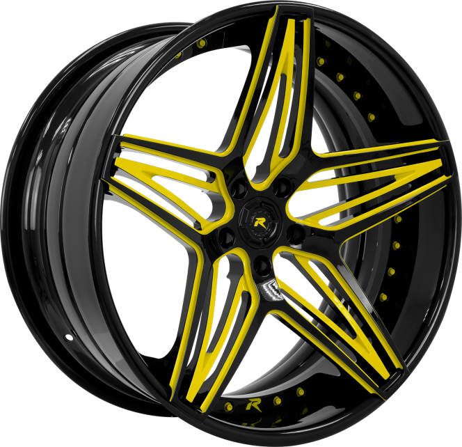 RZ-108 – Custom – Black with yellow accents