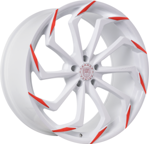 Custom White with Painted Tips