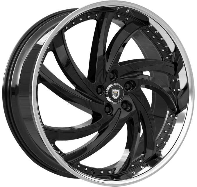 Turbine – FBS – Black with Stainless Lip
