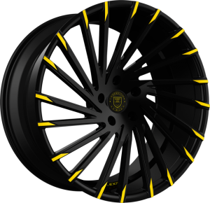 Custom Black with Yellow Tips