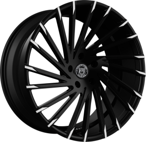 Gloss Black / Machined Tips