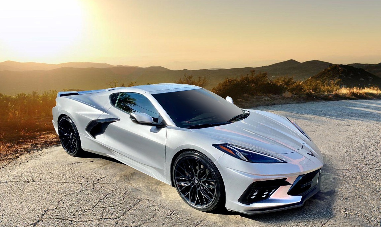 2021 Corvette C8 on Aries FB Finish