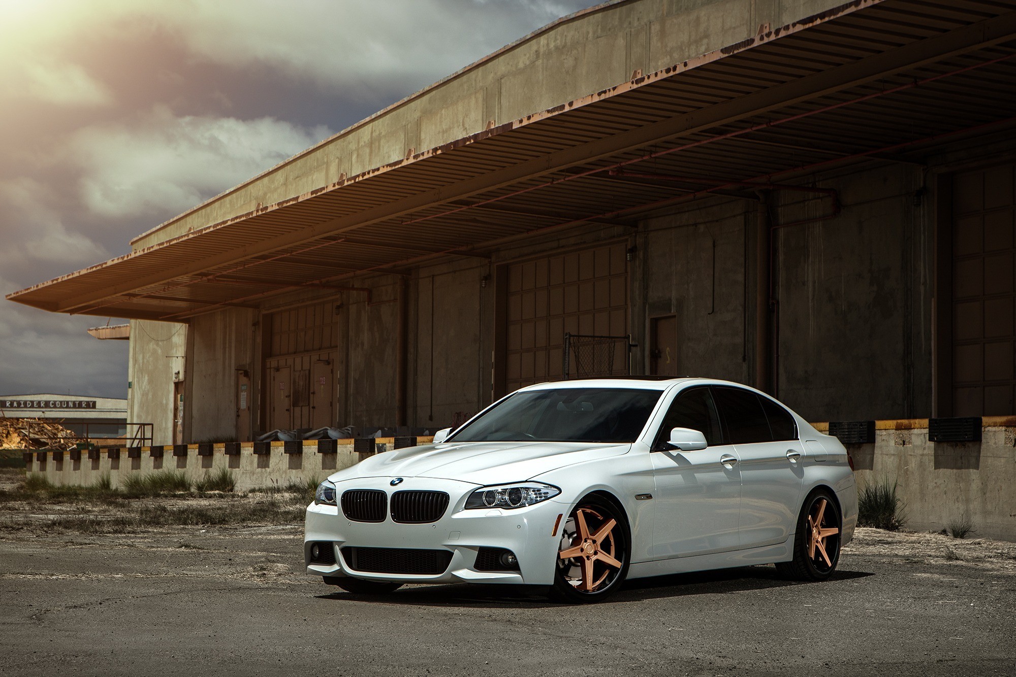 BMW 550i on Savage Satin Bronze