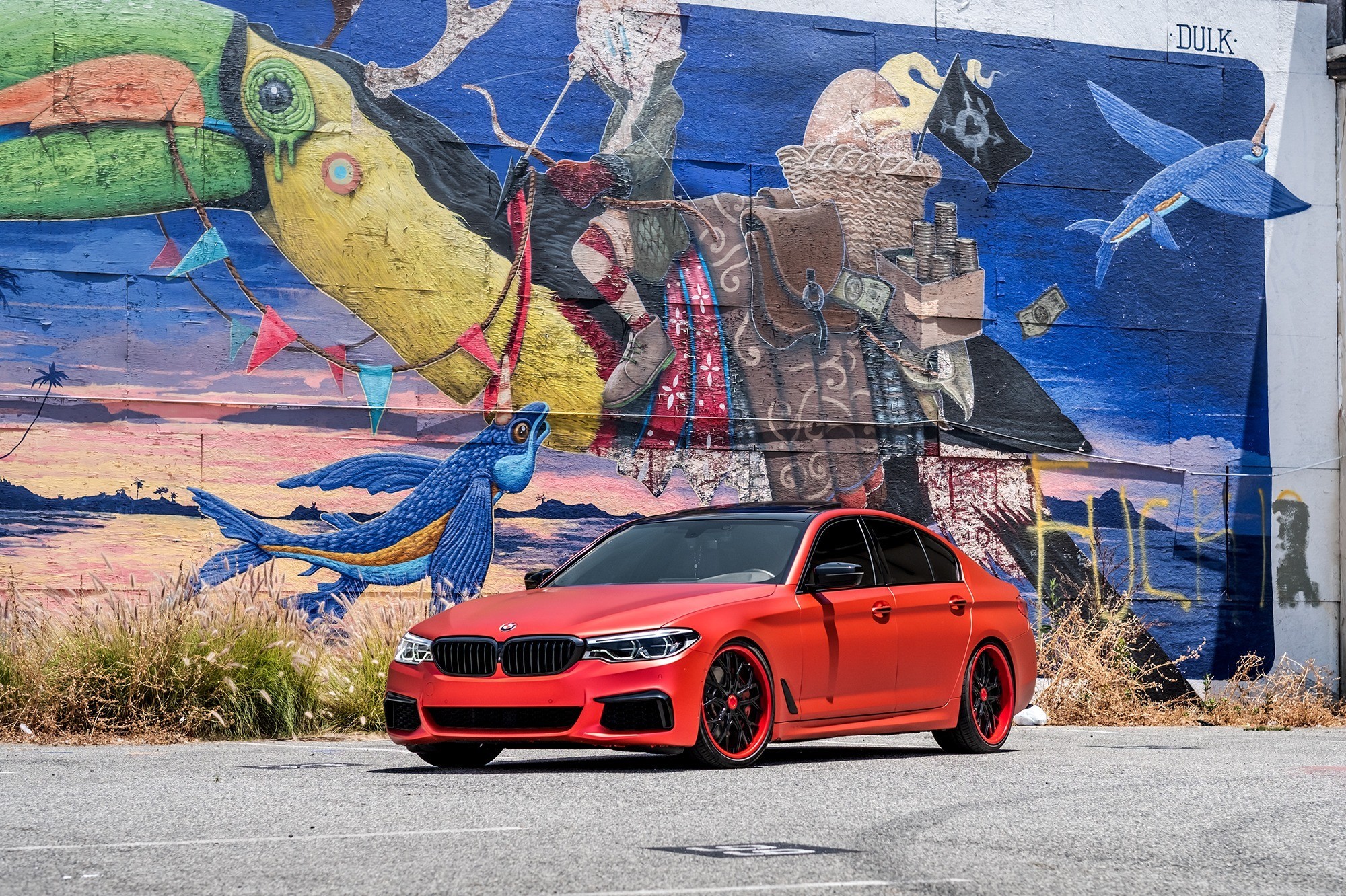 BMW M550i on New LF Wheels