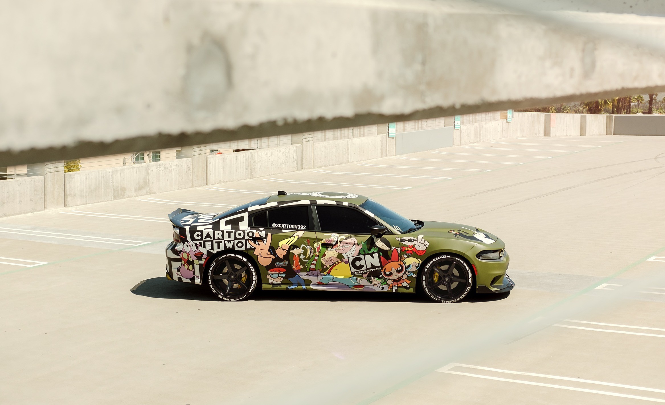 Cartoon Wrapped Charger on Savage