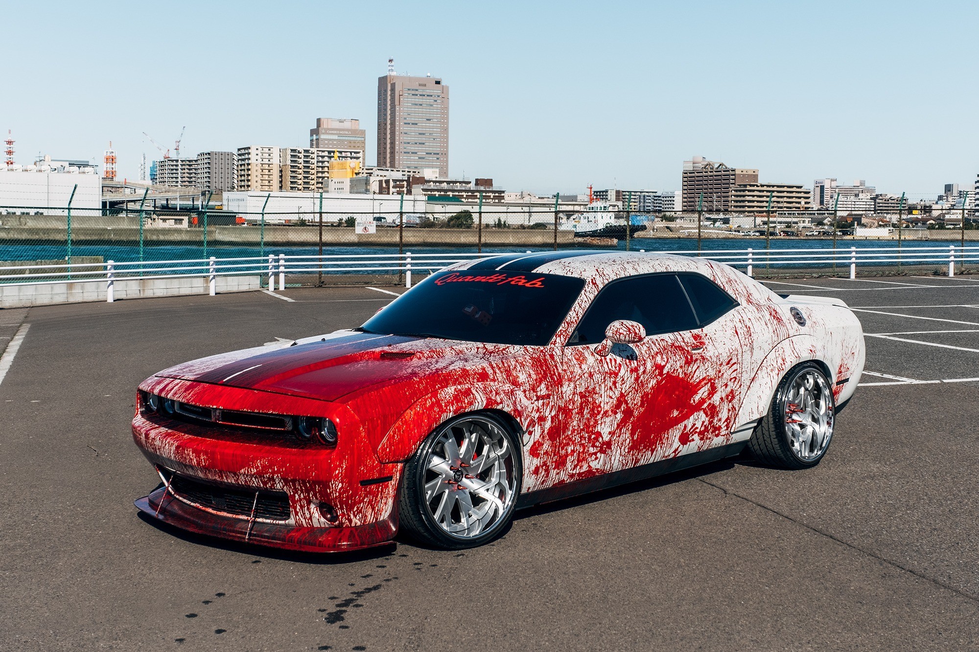 Custom Wrapped Dodge Challenger on LF-783 Thanos