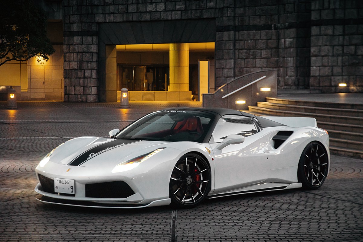 Ferrari 488 no Stuttgart