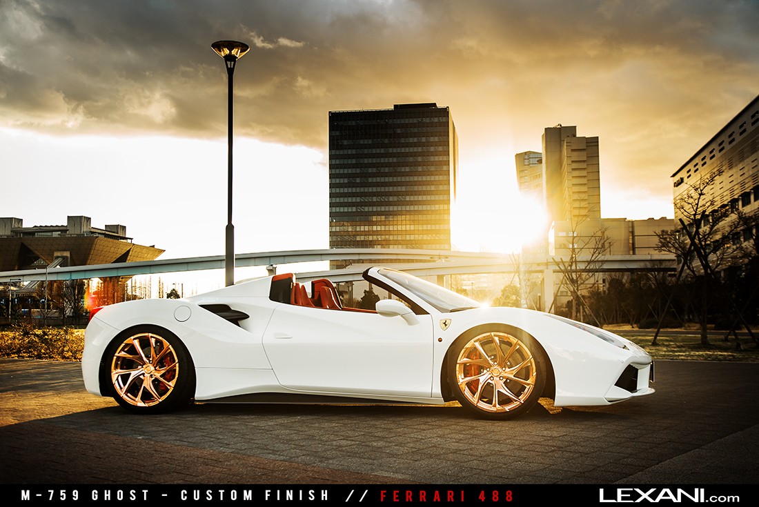 Ferrari 488 on M-759 Custom Finish