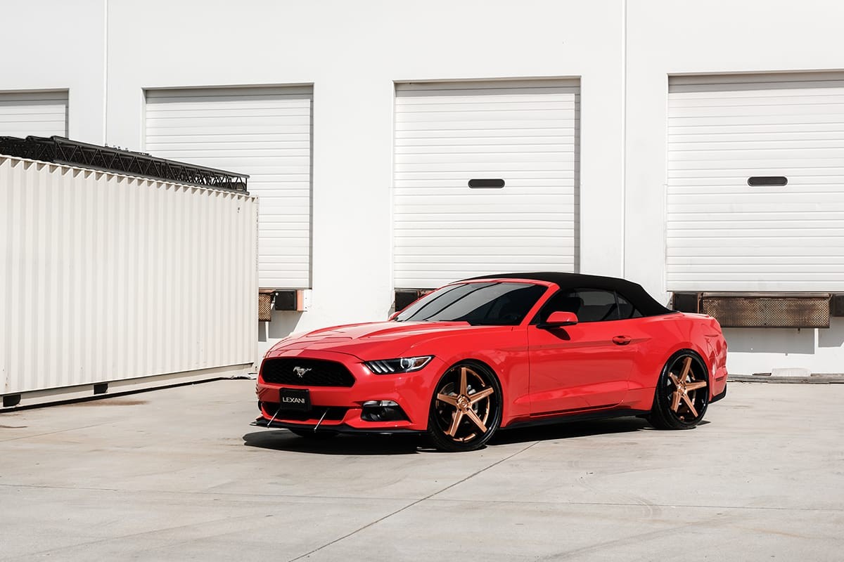 Ford Mustang on Lexani Savage wheels