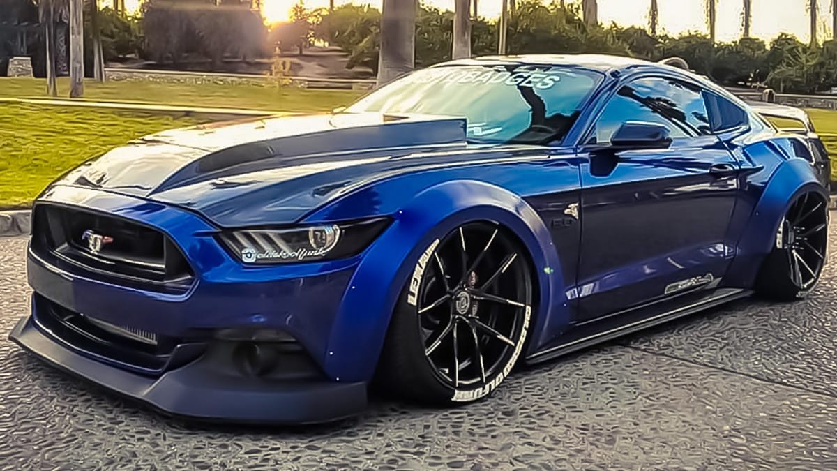 Ford Mustang on Stuttgart