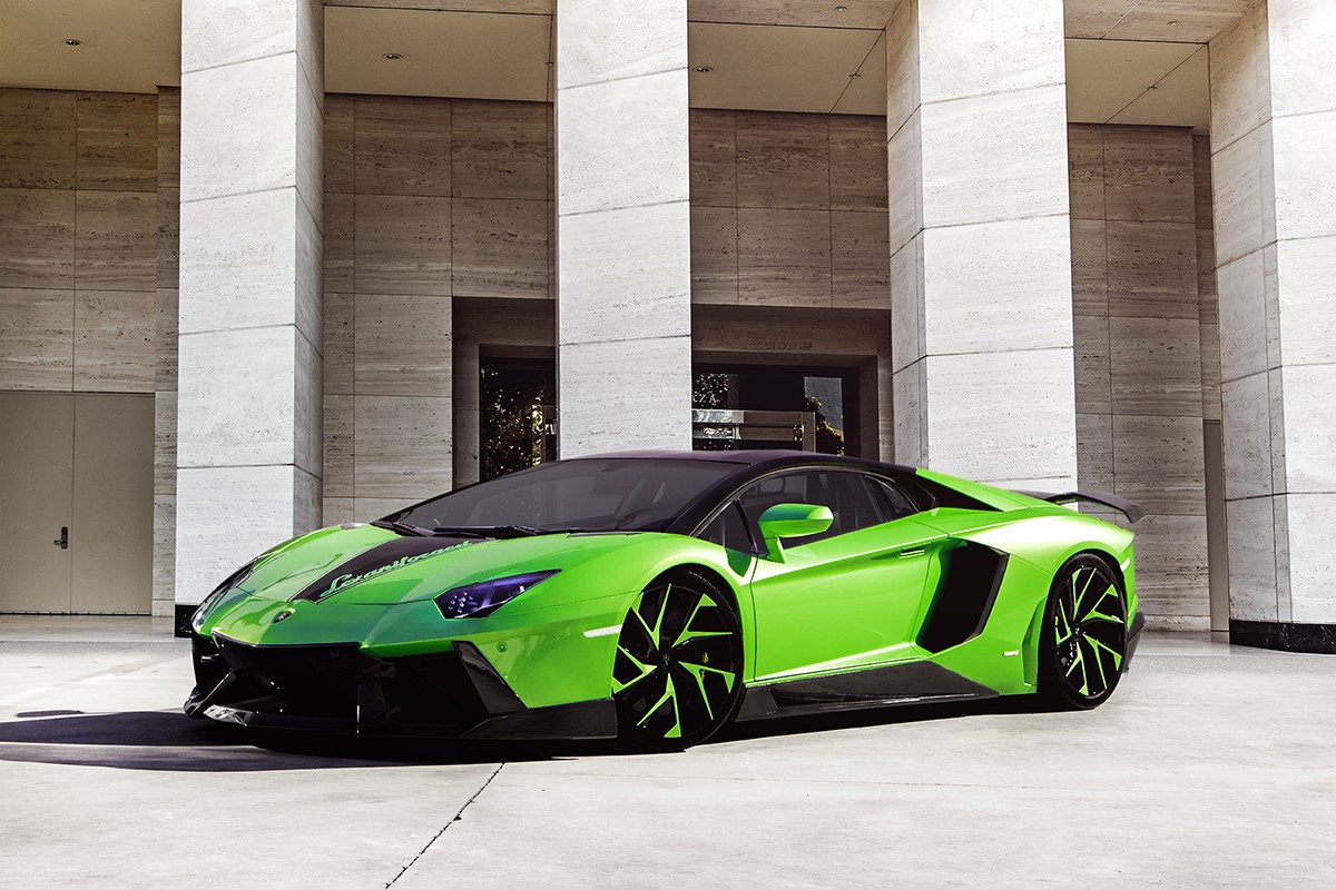 Lambo Aventador on LZ-759 Custom Finish