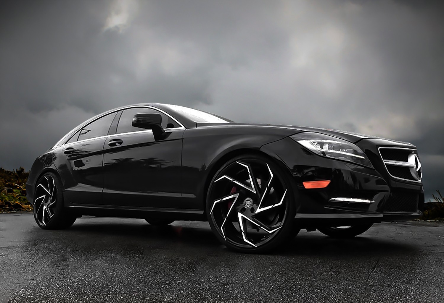 Mercedes CLS on Cyclone wheels