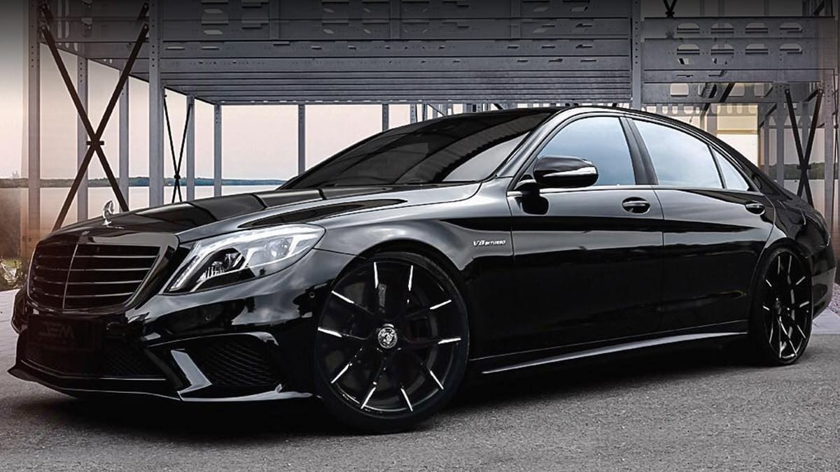 Mercedes S Class on Stuttgart