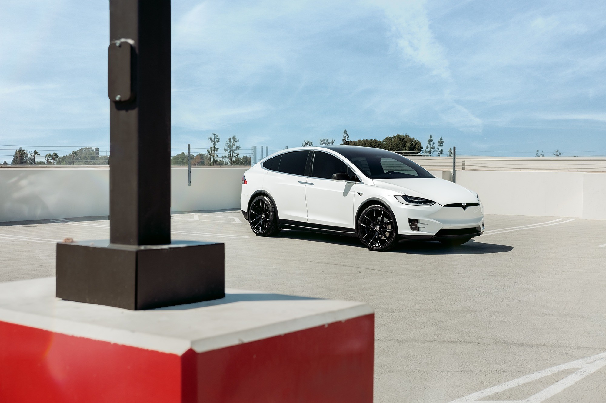 Tesla Model X on Stuttgart MBT Finish